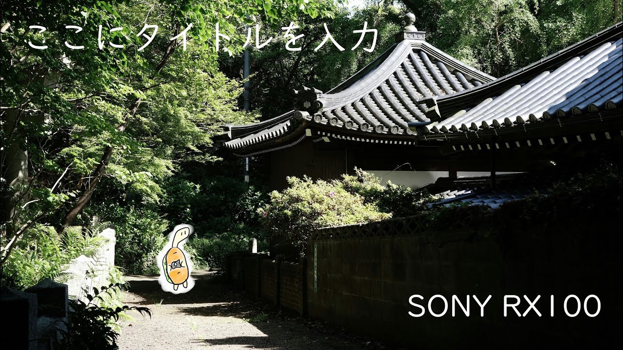 初代SONY RX100 でスナップ動画作ったらほとんどカメラの解説みたいになっちゃったってくらい良いコンデジなんです スチルとうろつき #47