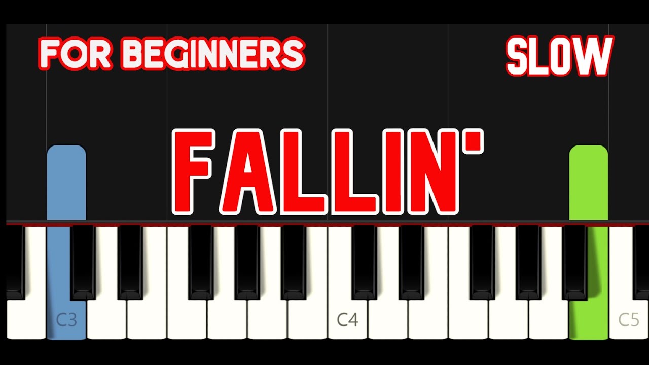 FALLIN' [ HD ] - ALICIA KEYS | EASY PIANO