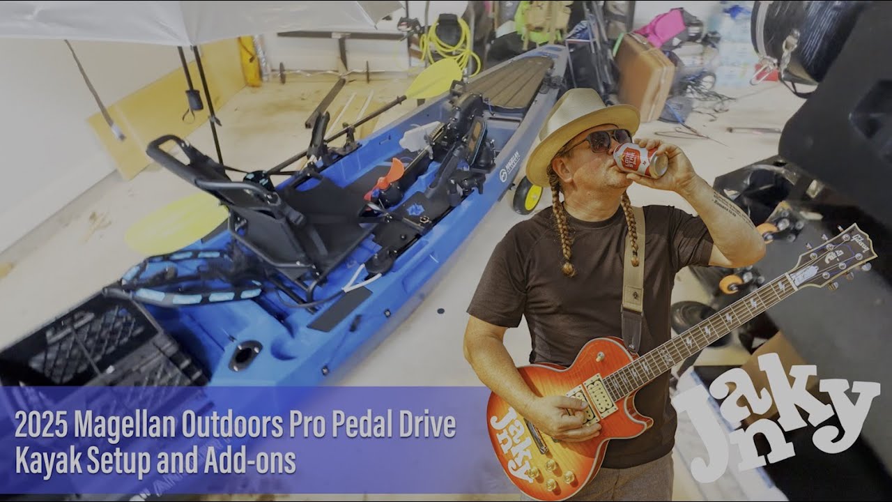 Настройка и дополнения к каяку Magellan Outdoors Pro Pedal Drive 2025 года