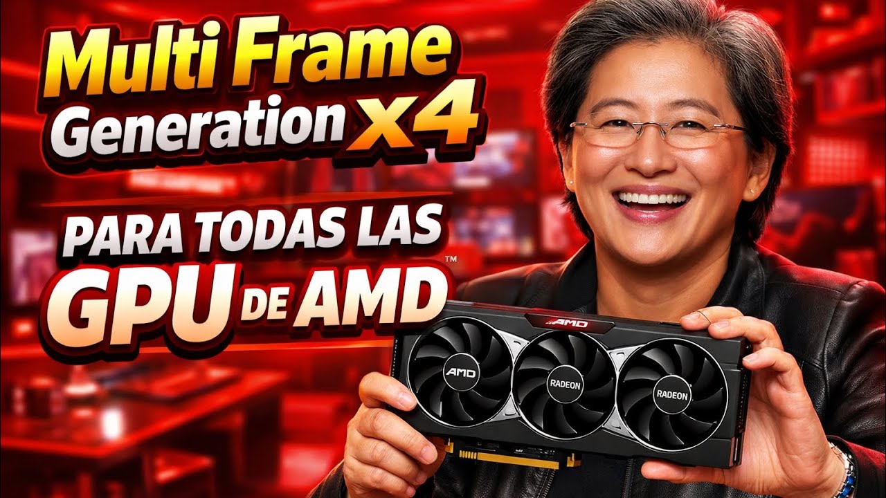 ✅ Instalar GRATIS "Multi Frame Generation x4" en Cualquier GPU AMD ✅