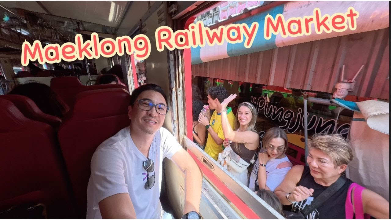Day 3 Getting to Maeklong Market by train & Ferry | 泰國美功鐵道市場