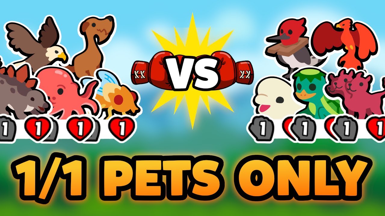 Super Auto Pets but we can only use 1/1 PETS