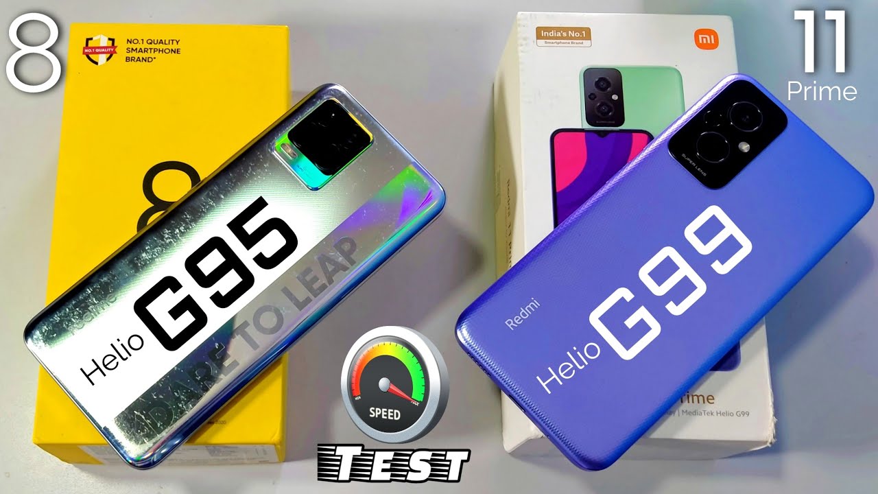 Redmi 11 Prime Vs Realme 8 Speed Test | Helio G95 Vs Helio G99 Speed Test | Atul Tech Bazaar