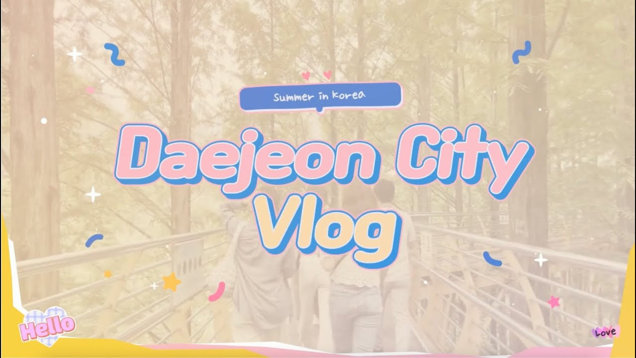 Travel Vlog to Daejeon || going to an aquarium, making a pottery, etc