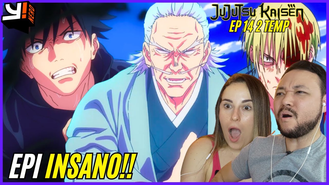 MAKI, NANAMI E NAOBITO VS DAGON| React JuJutsu Kaisen Temp 2 Ep 14 | Toji vai entrar pra luta?