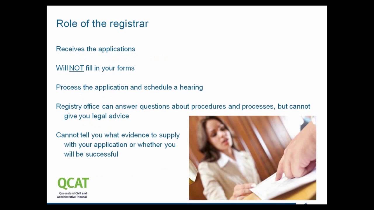 RTA Open house webinar series: QCAT - 