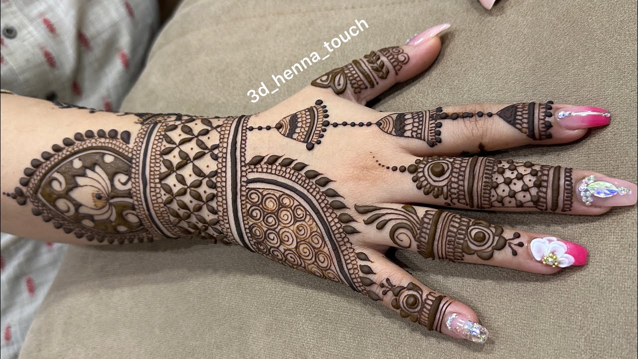 Back Hand Mehndi Design | Mehandi design 2023 | simple mehndi design | mehndi design ache ache