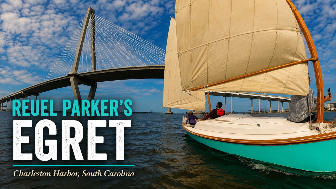 DART, a Reuel Parker Egret, on Charleston Harbor