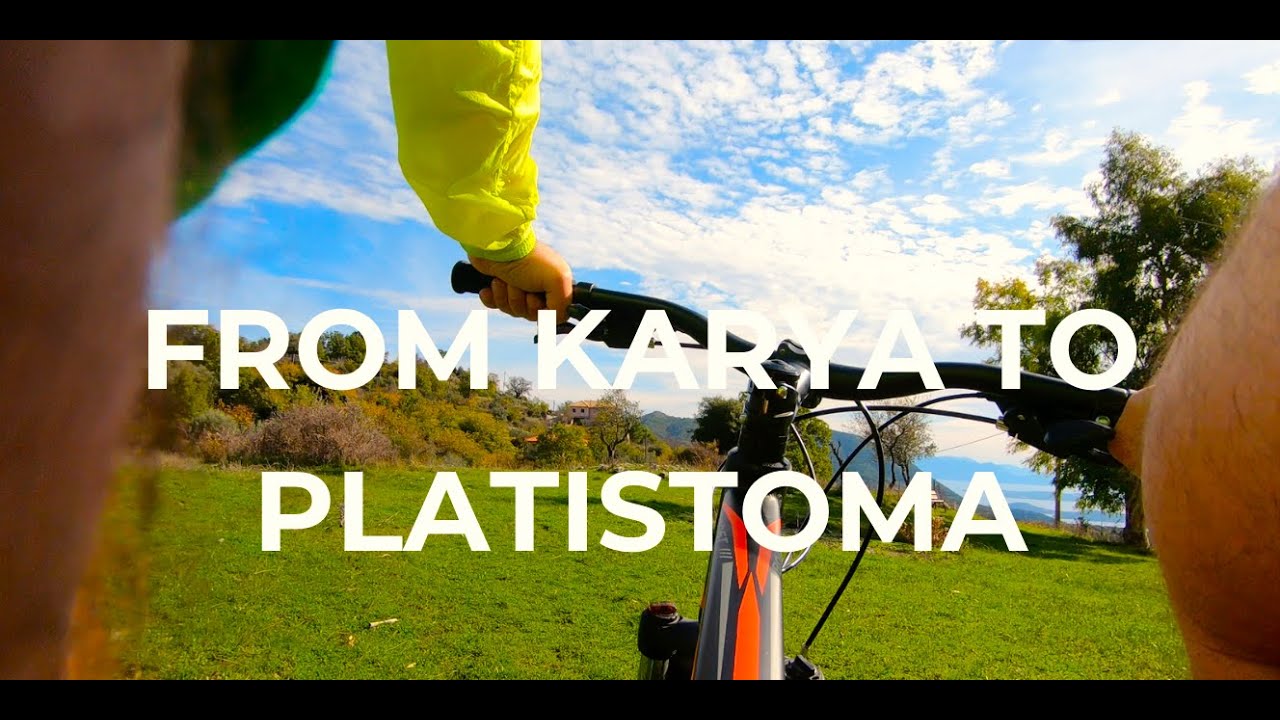 From Karya Village to Platistoma in Lefkada &omicron;n MTB. Awesome View (virtual tour) 2.7K