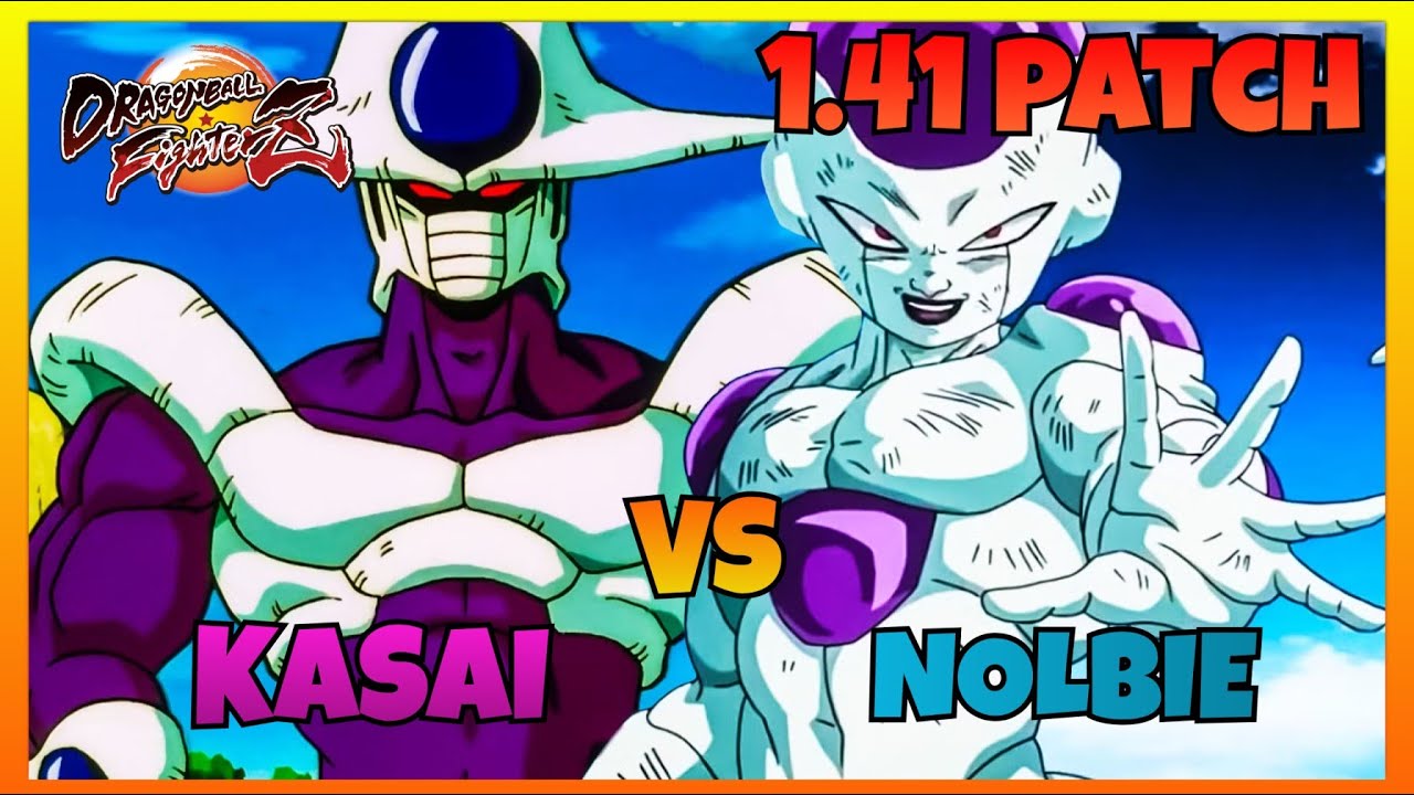 DBFZ 1.41 - KASAI vs NOLBIE gameplays (Blue Goku, Cooler, UI Goku vs Baby 2, Frieza, Android 21)
