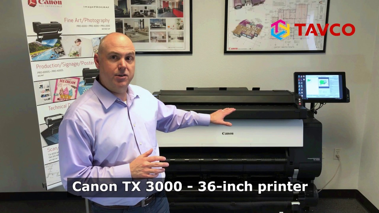 Canon TX 3000 Plotter Printer & MFP Overview - TAVCO