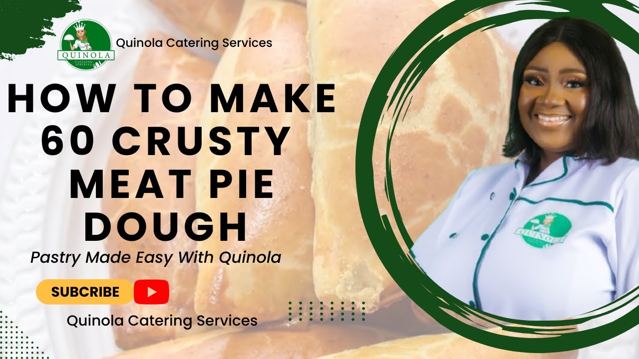 MAKE 60 MEAT PIE DOUGH | 3-4KG FLOUR MEASUREMENTS | NO COLD MARGARINE #meatpie #meatpierecipe #pie