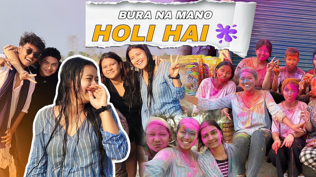Bhoot bangyi holi meh🌈🤣| Bura na mano holi hai guys 😁🥰
