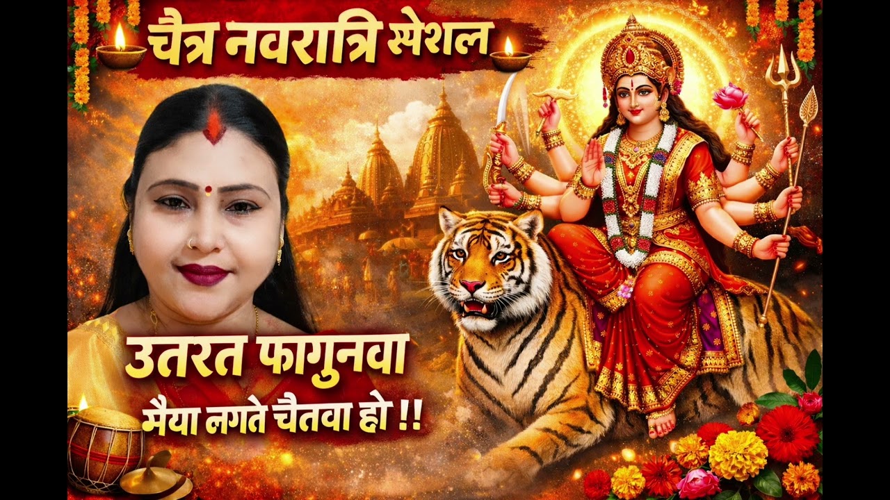 चैत्र नवरात्रि स्पेशल || उतरत फागुनवा मैया लगते चैतवा हो ||#geet#bhaktisong#bhajan
