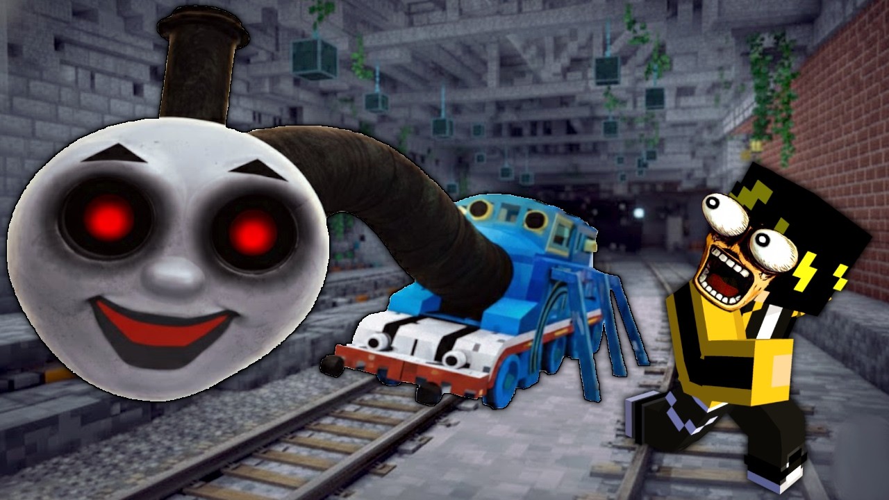 トーマスの幽霊機関車と旅行するマインクラフト【マイクラ まいくら】はっぴんず