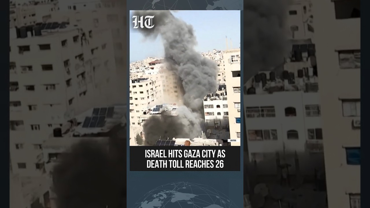 Israel Launches Heaviest Gaza Strikes In Weeks As Death Toll Reaches 26 | #shorts