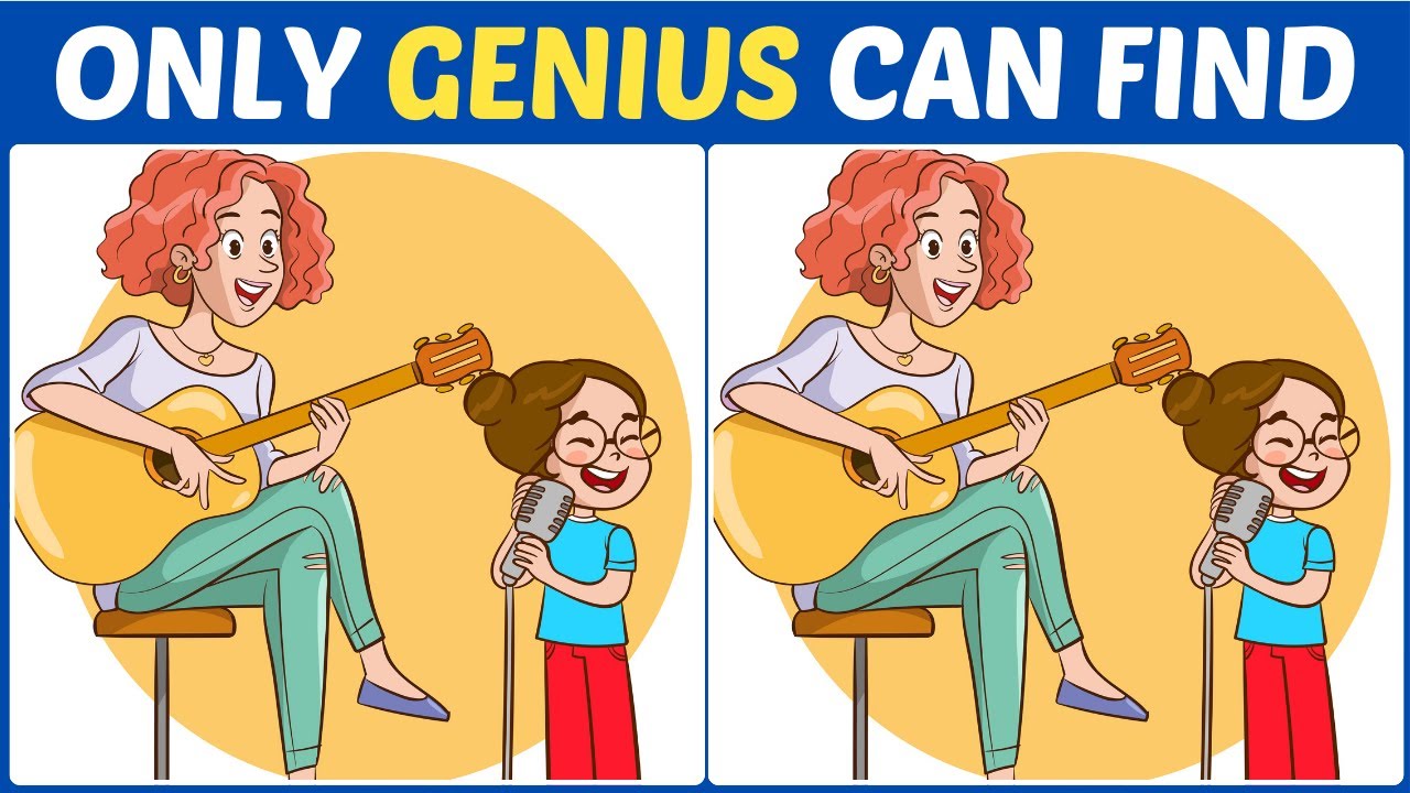 【Spot the difference】🌈 Fun and Fast 10minutes Brain Workout!!【Find the difference】