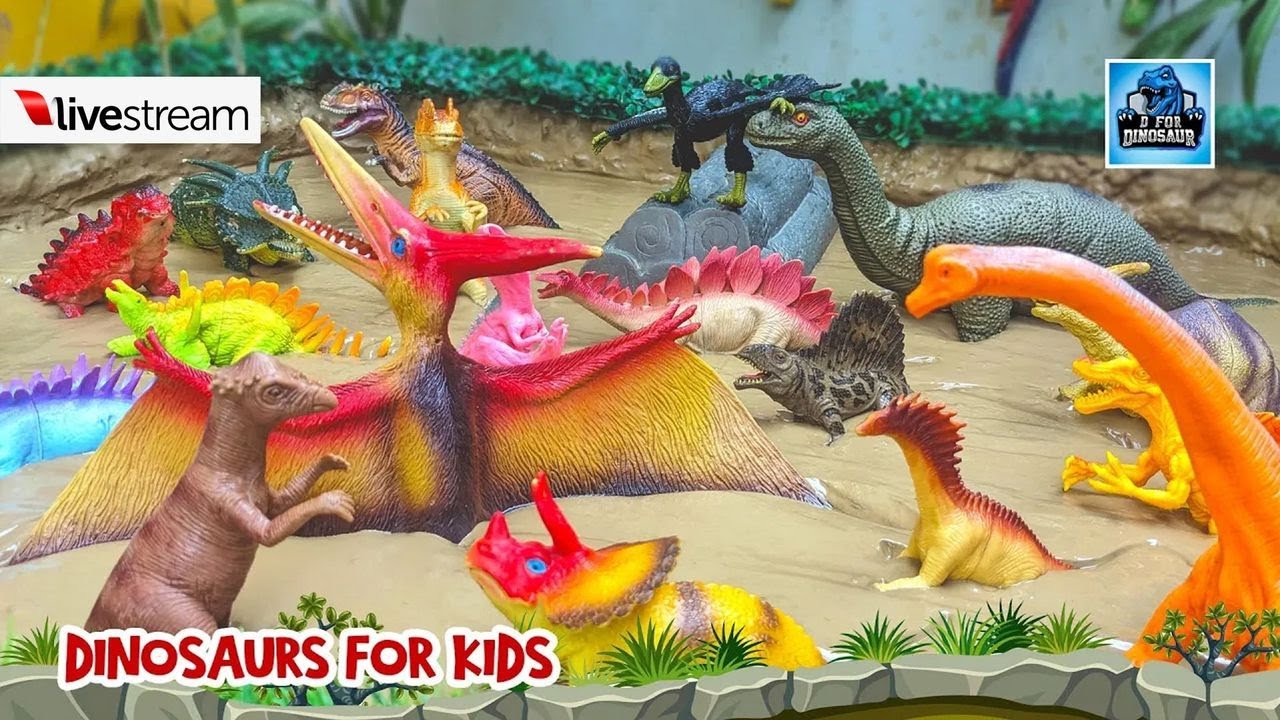 Dinosaurs: Land vs. Sea - Who Reigns Supreme? | Dinosaur Live Stream