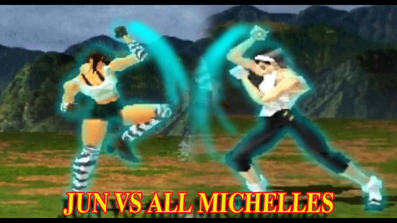 [TAS] Jun Vs All Michelles - Tekken 2 (Requested)