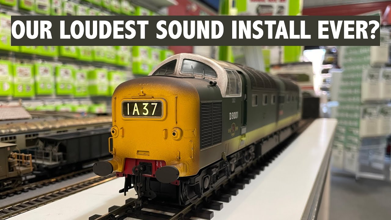 Heljan O Gauge DCC Sound by Digitrains (Our loudest loco install yet?)