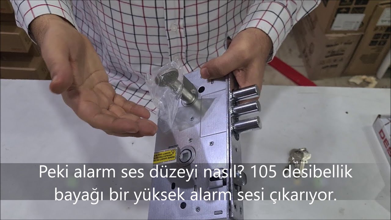 Desi DAK alarmlı monoblok çelik kapı kilidi NASIL ayarlanır, montaj yapılır ve yönü değiştirilir?