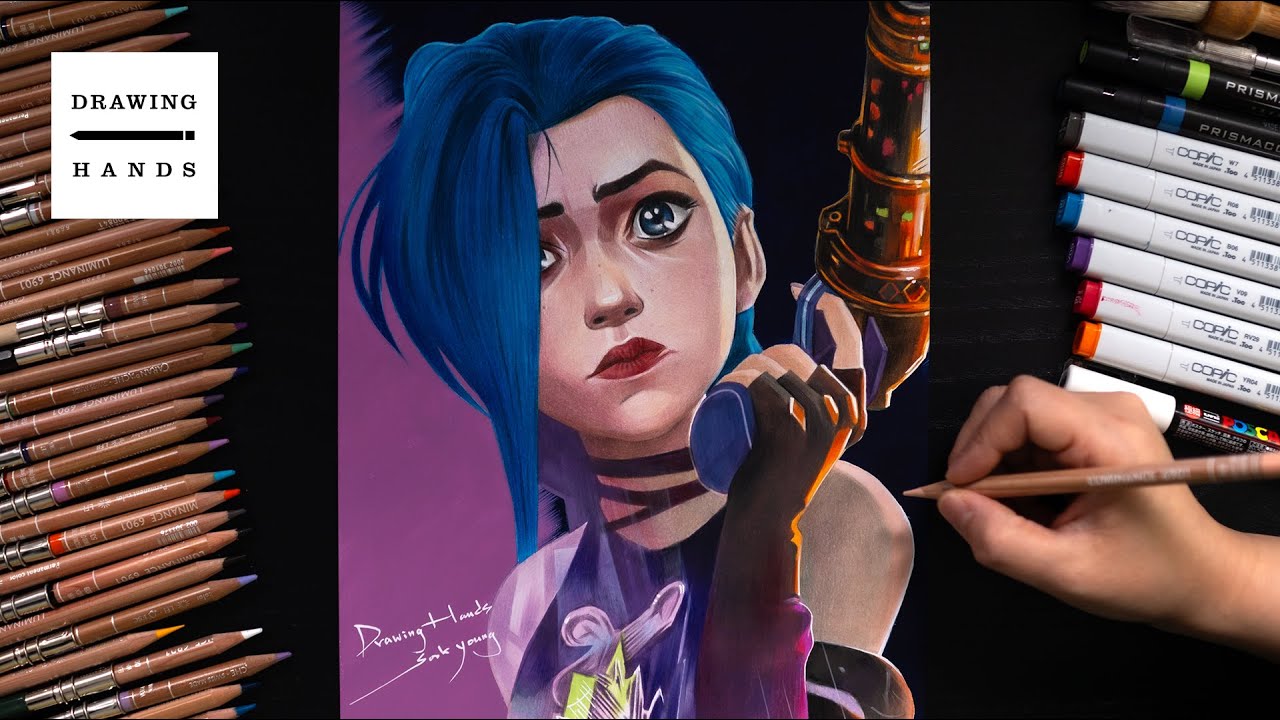 Drawing Arcane - Jinx [Drawing Hands]