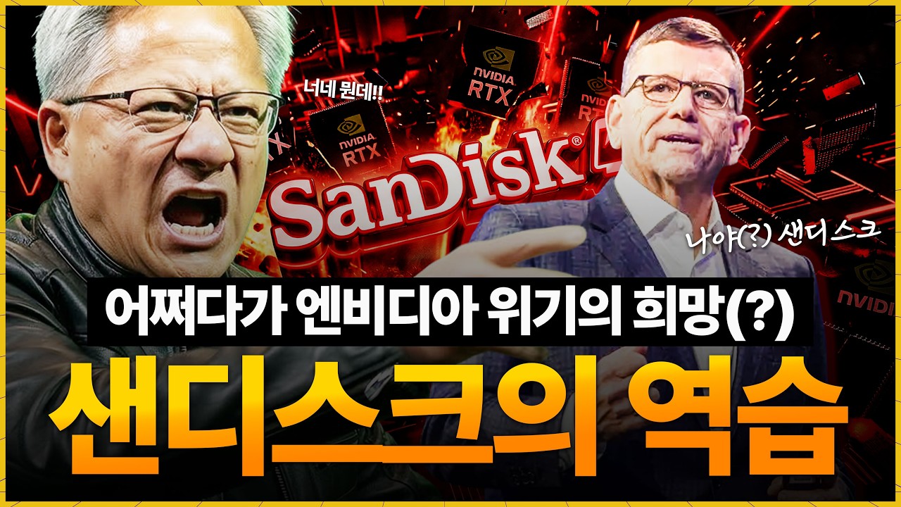 10배 뛴 샌디스크(SNDK) 거품일까? 엔비디아 칩이 전부가 아니다