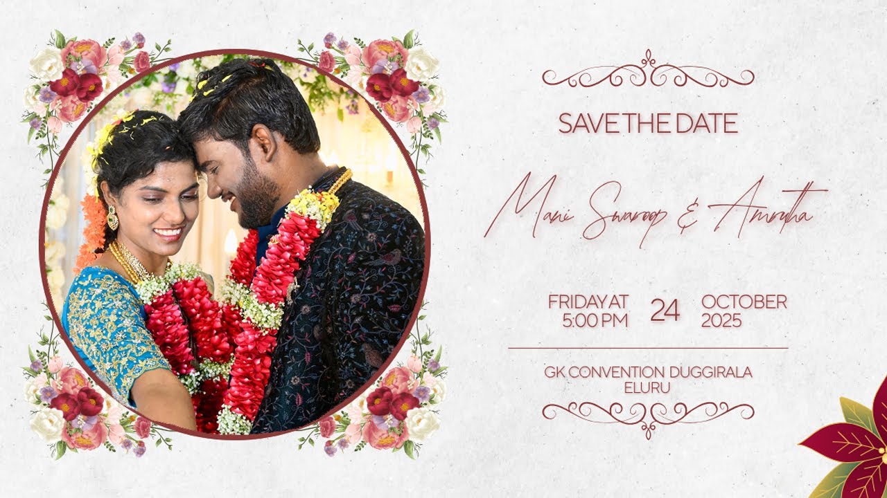 MANI SWAROOP & AMRUTHA WEDDING CEREMONY....
