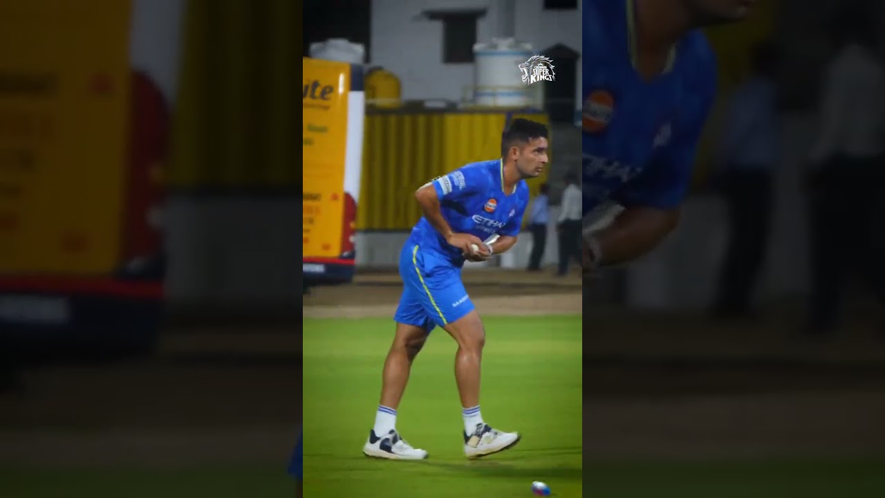 Ansul Kamboj On Fire 🔥🔥🔥 at practice Session#ipl #chennaisuperkings #trendingshorts #shorts