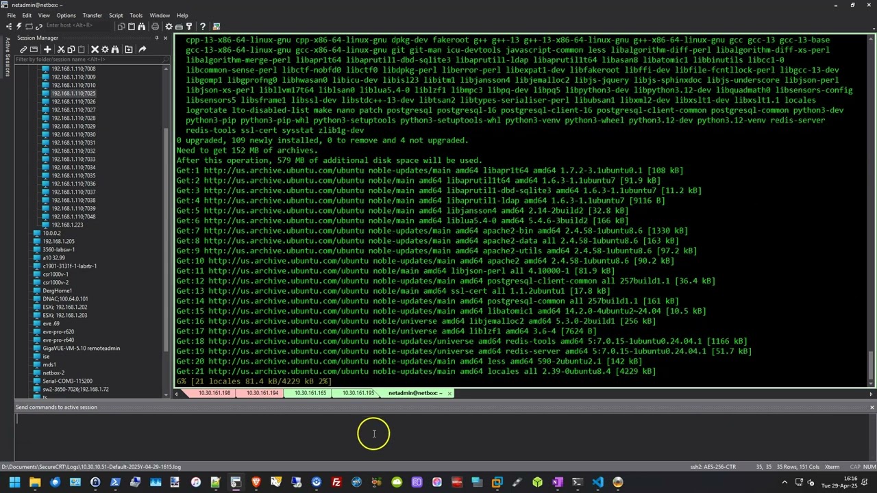 NetBox Community v4.1.11 install on Ubuntu 24.04.2 Server