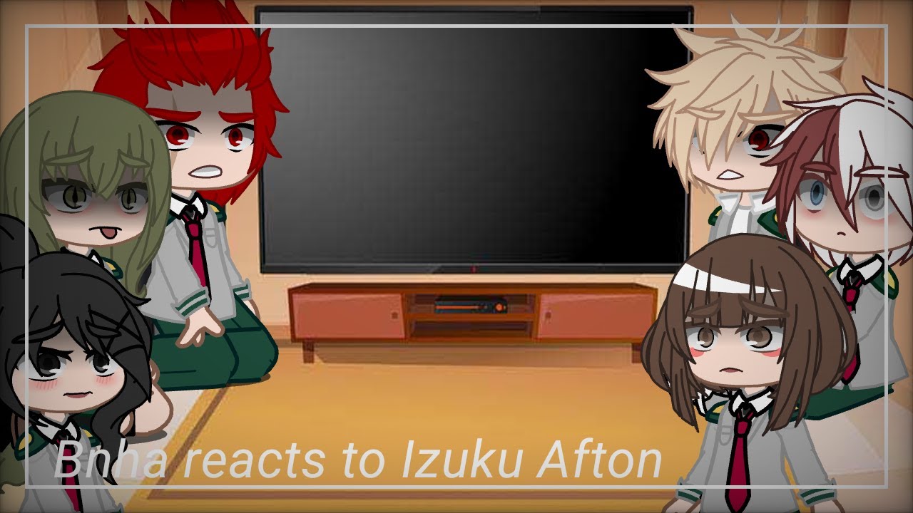 •| Bnha reacts to Izuku Afton | (1/2) | 💚 | Izuku Afton Au |•