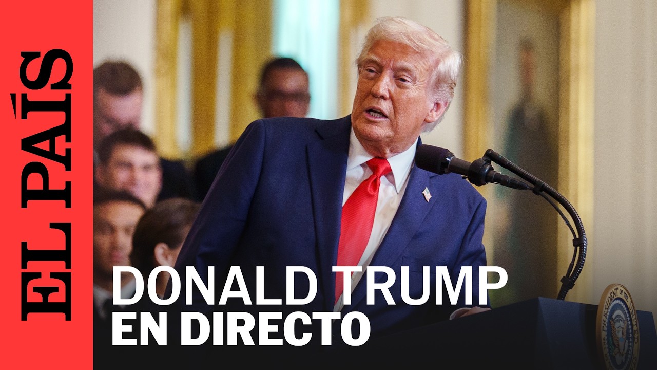 DIRECTO | DONALD TRUMP participa en la ENTREGA del TROFEO al COMANDANTE en Jefe | EL PAÍS