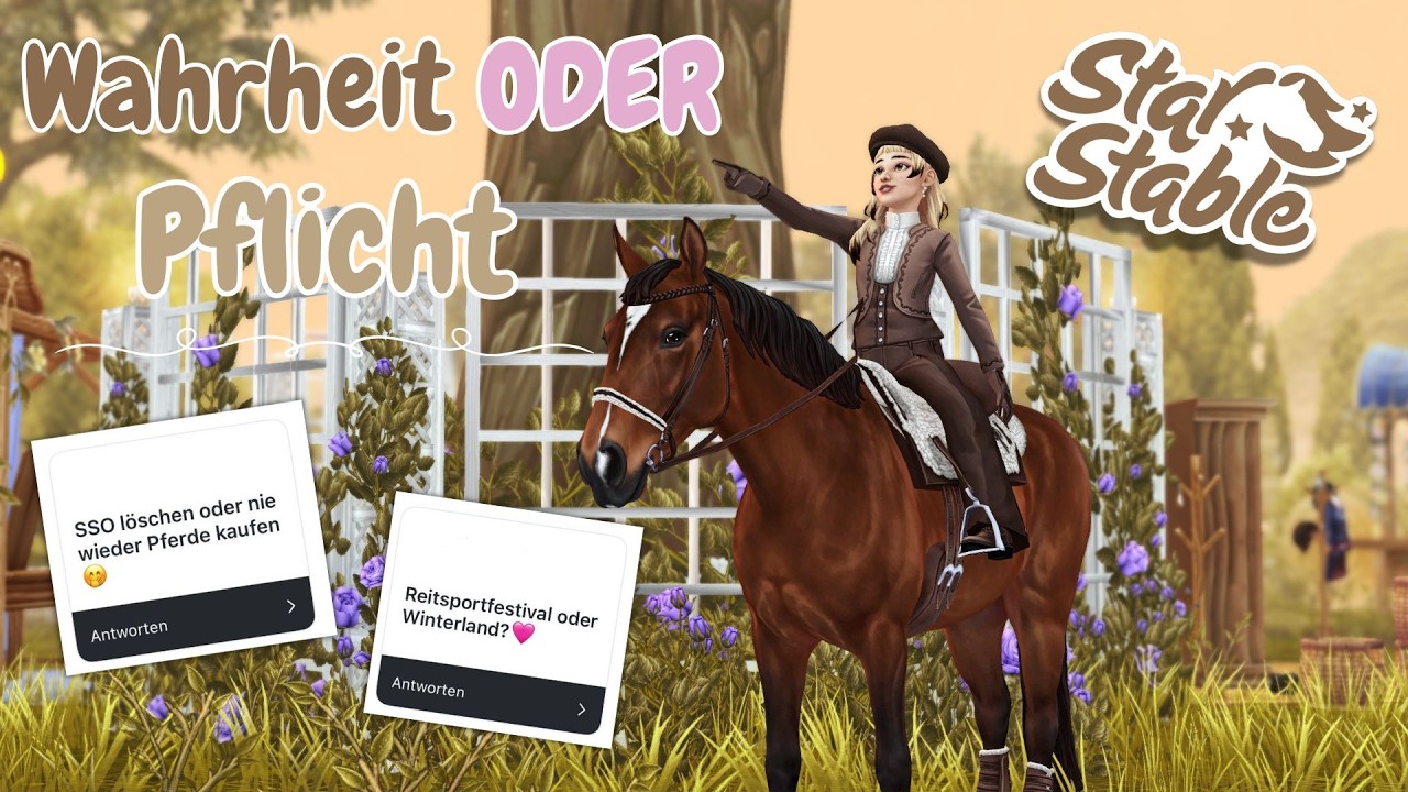 🐴🫣 Wahrheit ODER Pflicht // Star Stable Online