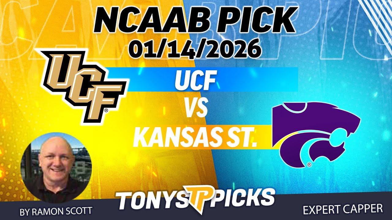 UCF vs. Kansas St NCAAB Betting Odds & Picks, 1/14/26 | Night Moves Show