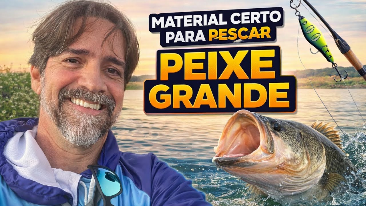 Material certo para sua pescaria de peixe grande.