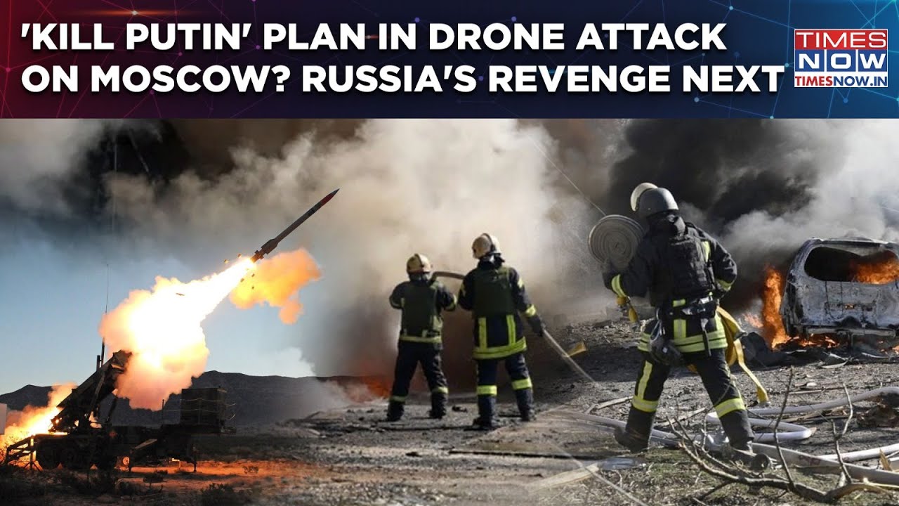 Putin Targeted In Ukraine's Drone Attack On Moscow? 'Kill' Plan Thwarted, Russia Strikes Back? Watch