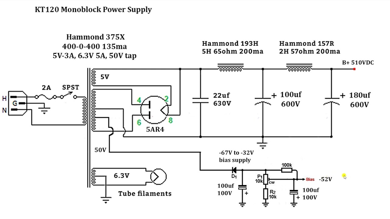 How to build a reliable negative bias supply for a Tube Amp.