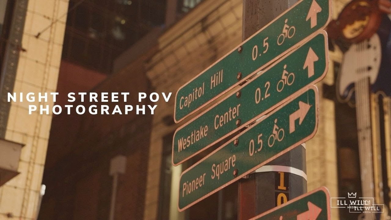 Seattle Night POV Street Photography
