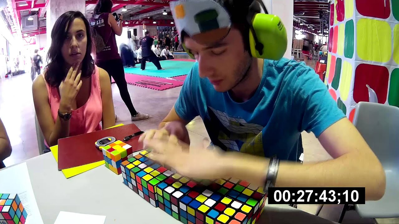 Asier: Multiblindfold (Former) National Record 10/11 49:03
