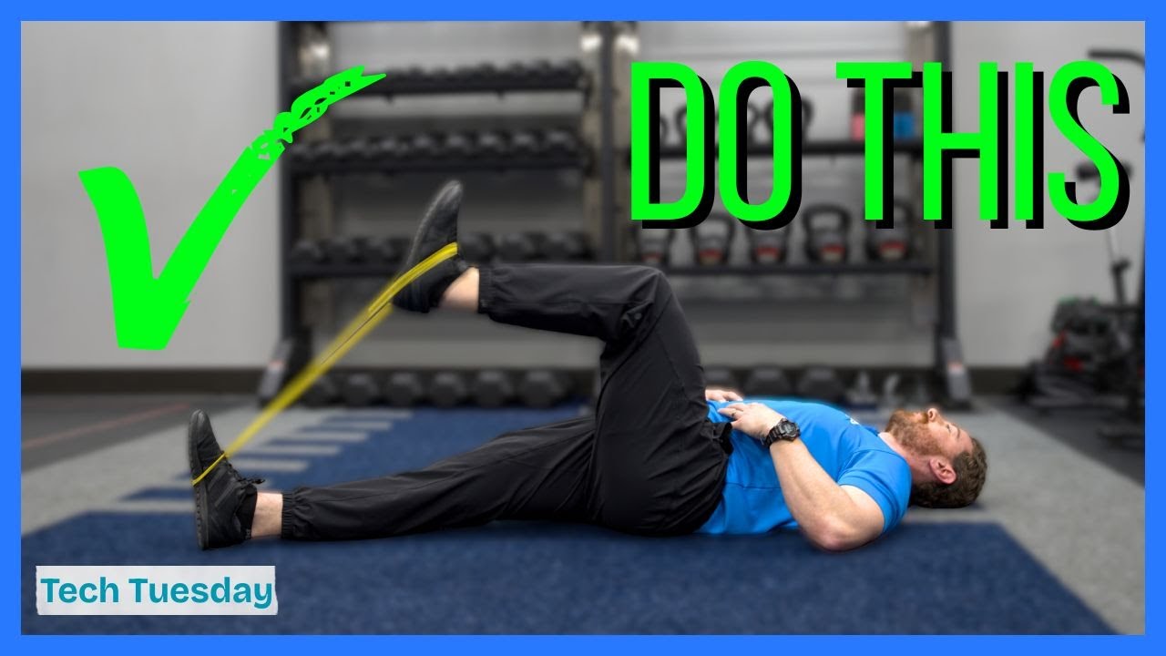 Fix back pain with stronger hip flexors | Laying Hip Flexor