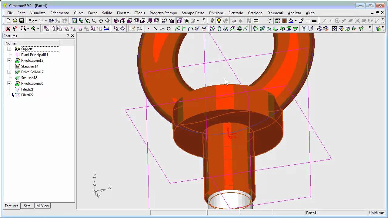 Cimatron E - Creazione oggetto da Catalogo