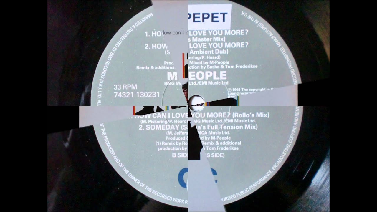 M-People - How Can I Love You More ''Sasha's Master mix''