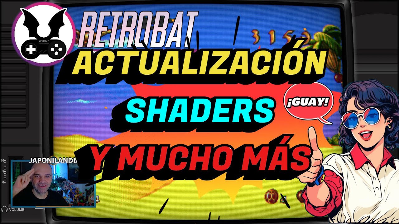 ¡Noticias! RetroBat 7.5, Menú Completo de RetroArch y el Mejor Shader CRT de TV Antigua