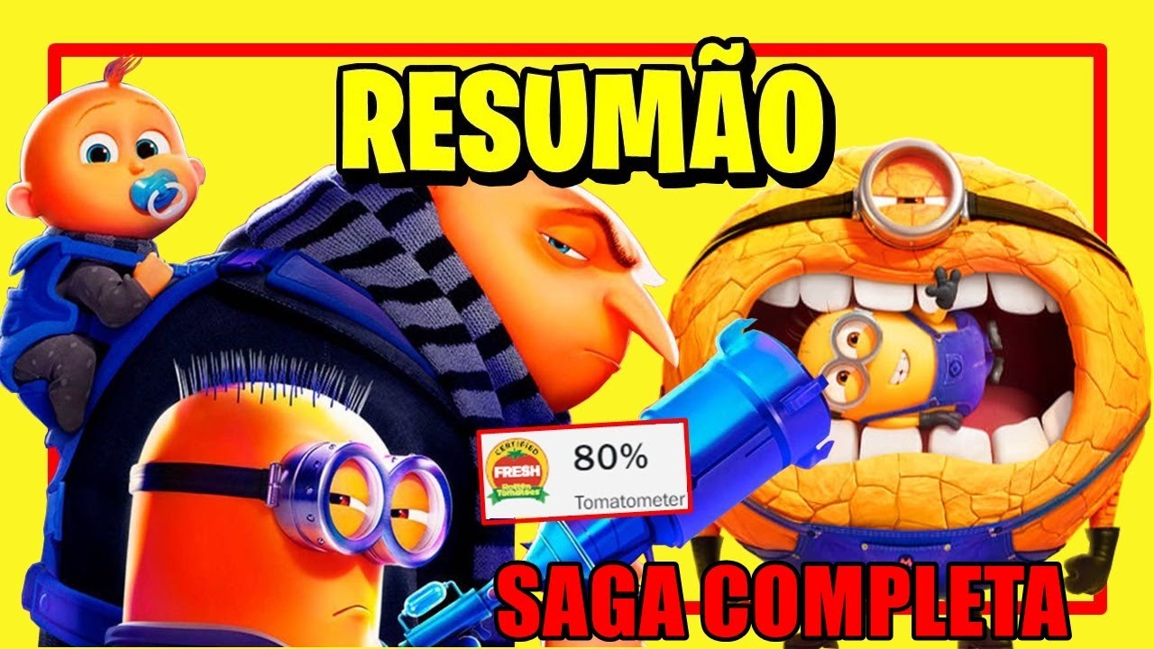 Meu Malvado Favorito: A História dos 4 Filmes em 1 Vídeo! (Toda a Saga)