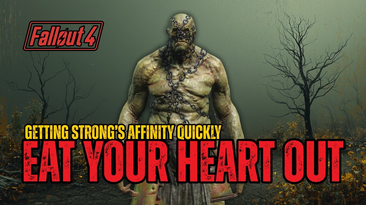Eating Our Way To Strong's Heart! 🥩 Fallout 4 Survival Affinity 'Speedrun'