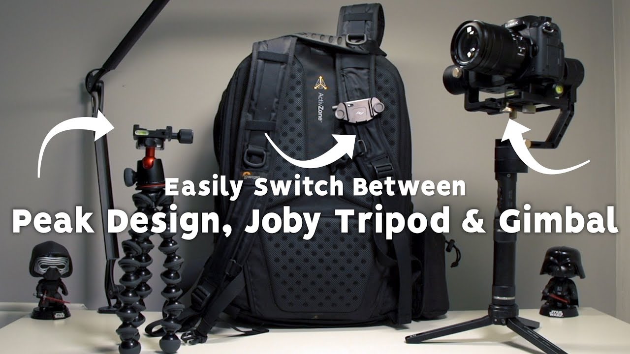 HOW TO SWITCH BETWEEN Peak Design Capture, Joby Tripod & Gimbal - SIMPLE Arca Swiss Mount TRICK