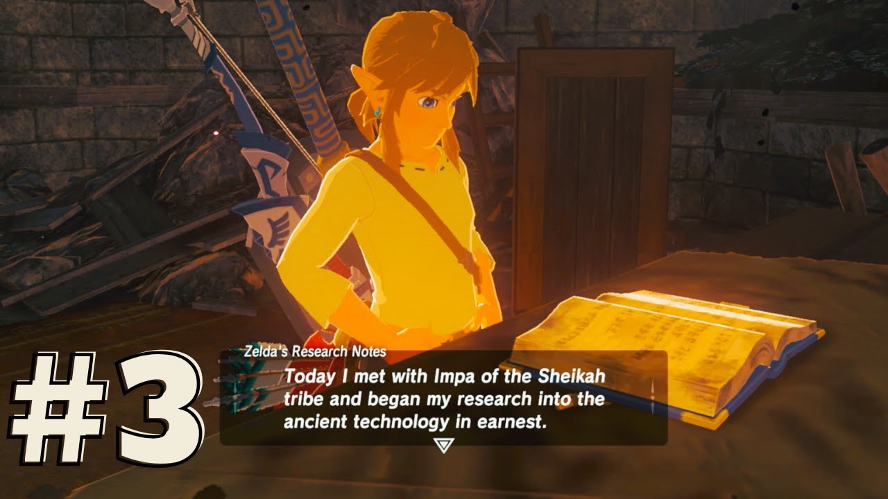 Чтение дневника Зельды с тремя сердцами — Legend of Zelda Breath of the Wild (Часть 3)