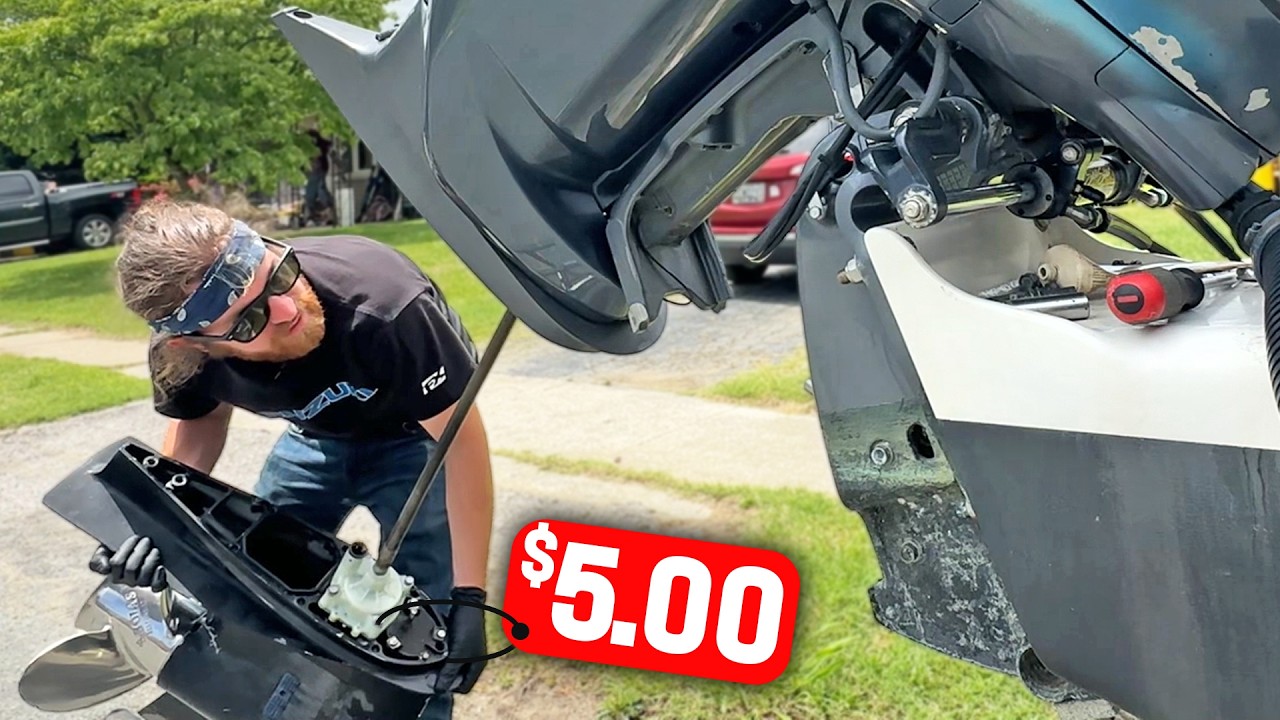 Пропуск этого шага может испортить ваш подвесной мотор.