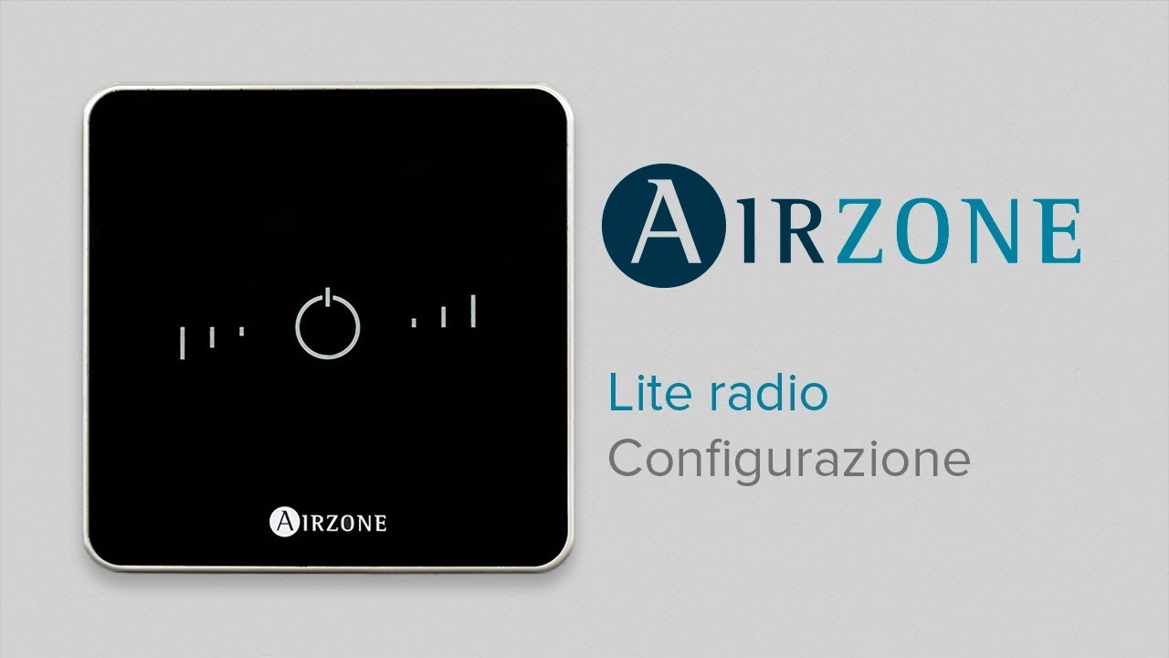 Termostato Airzone Lite radio: Configurazione iniziale