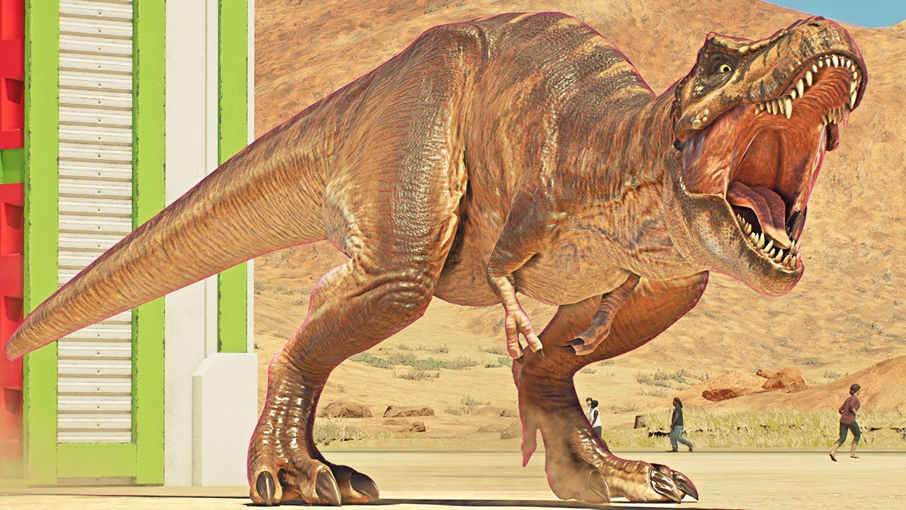 RELEASE ALL TERRESTRIAL CARNIVORES & DINOSAURS T-REX I-REX IN CALIFORNIA Jurassic World Evolution 3